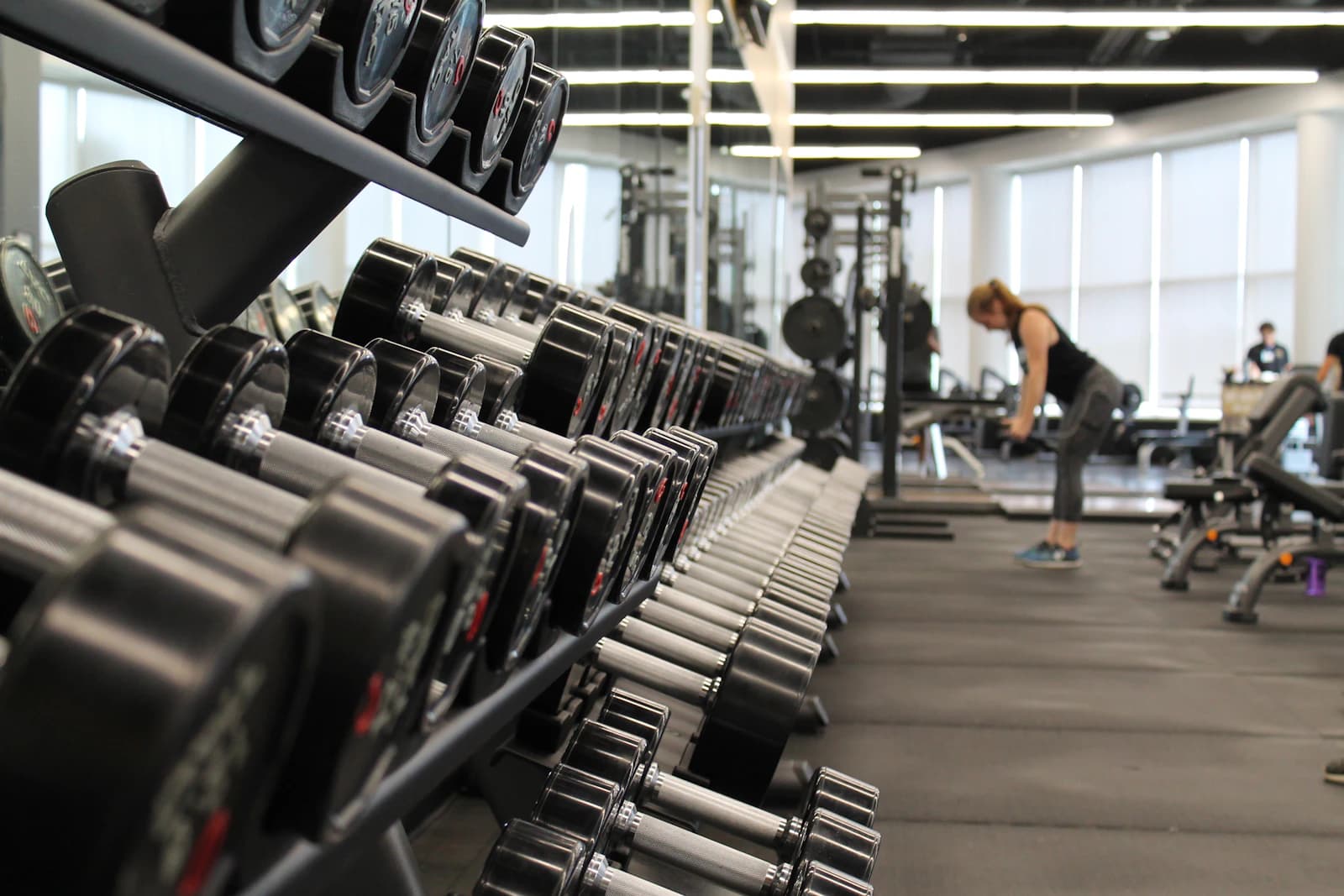 Well-equipped training studio with strength training equipment