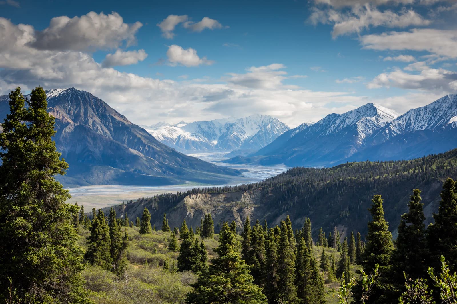 Alpine mountain scenery illustrating the imaginary hotel location